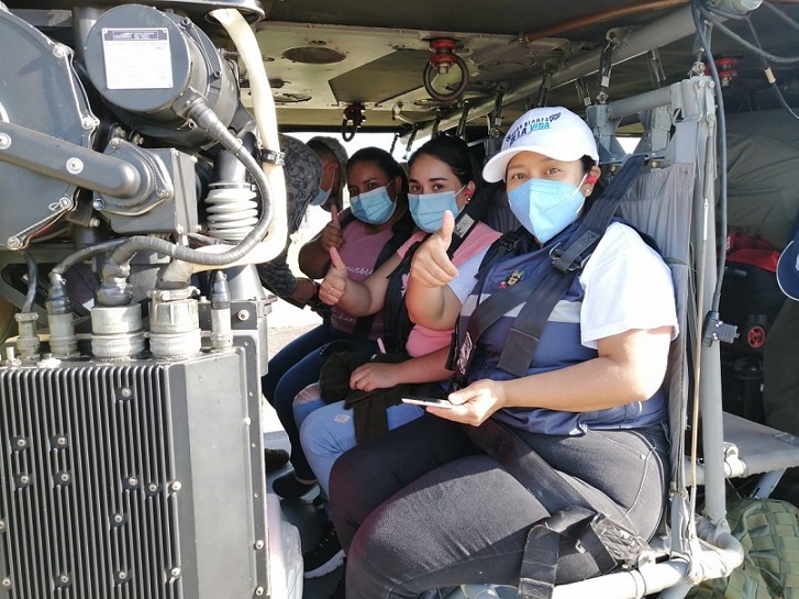 Brigada de vigilancia epidemiológica de la Secretaría Departamental de Salud, llegó hasta Caño Mochuelo para atender conglomerado de Covid-19.