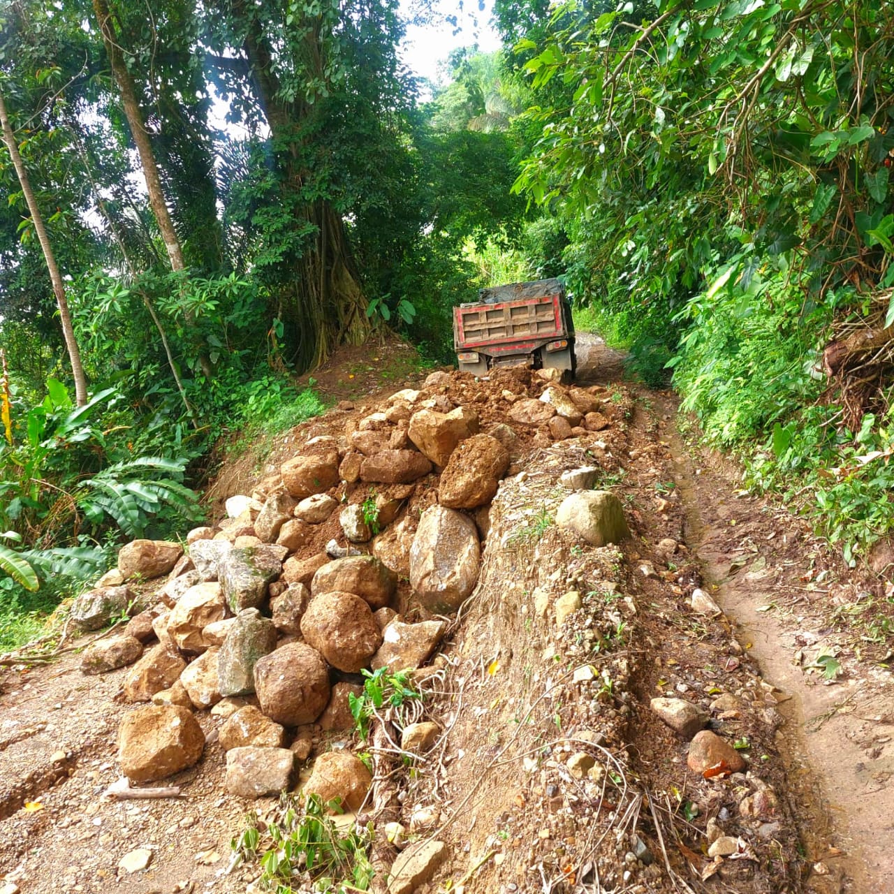 Gestión del Riesgo/ Gobernación rehabilita vías afectadas por las lluvias